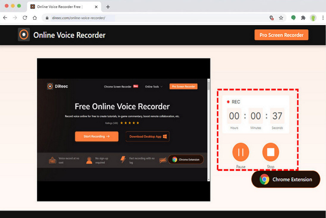 Record audio for Google Slides