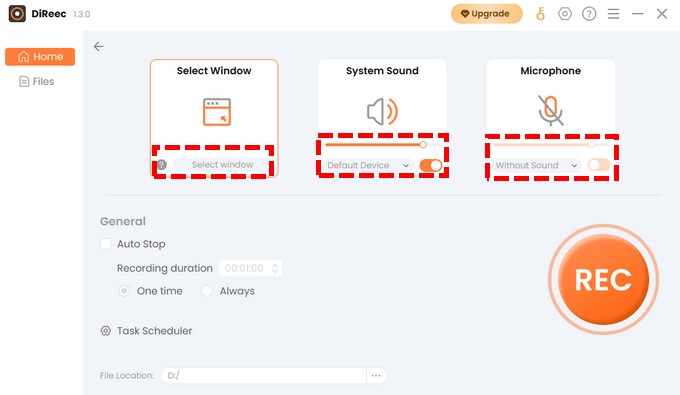 Access screen recorder