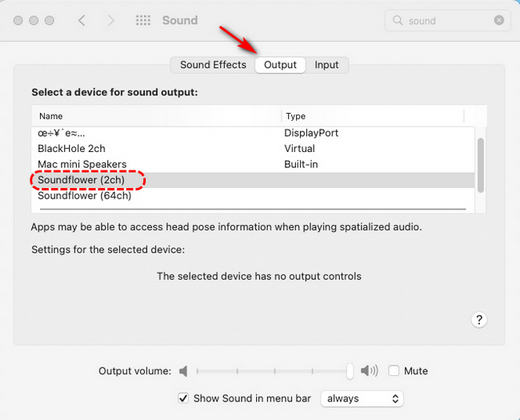 Change Mac’s output device