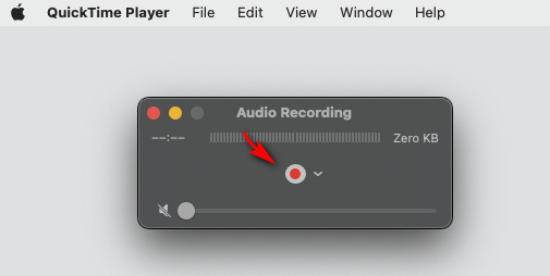 Internes Audio auf dem Mac mit Quicktime aufnehmen