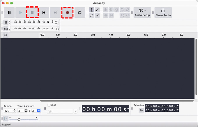 使用 Audacity 在 Mac 上录制内部音频