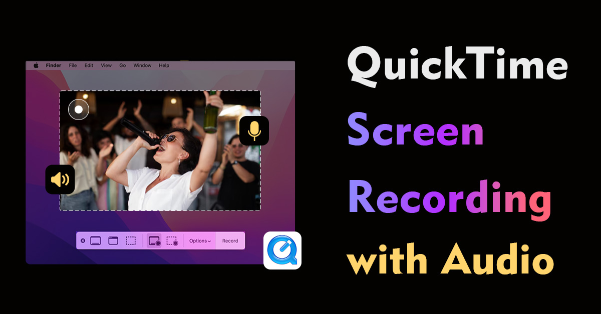 Gravação de tela QuickTime com áudio [guia completo em 2024]